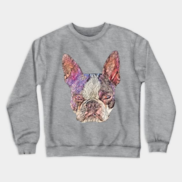 Boston Terrier Crewneck Sweatshirt by DoggyStyles